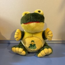Plush Green Frog Vintage-70 s Croaking Sound not working a664