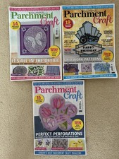 Parchment Craft Magazines x 3.  Published 2017.  No free gifts