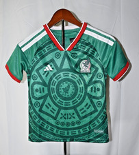2026 Mexico Home Green Jersey  Shorts Size 20 Kids /Playera y Shorts para Ninos
