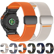 Magnetic Nylon Band Strap For Garmin Fenix 9 8 7 7X 6 6X Pro 3HR 5 5X Plus Epix