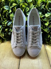 COACH Optic WHITE Leather CITYSOLE Platform SNEAKER Women 9B