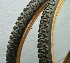 -PAIR- NOS RITCHEY MEGA BITE MAD MAX Tires 26 x 2.1", Tan Sidewall vintage