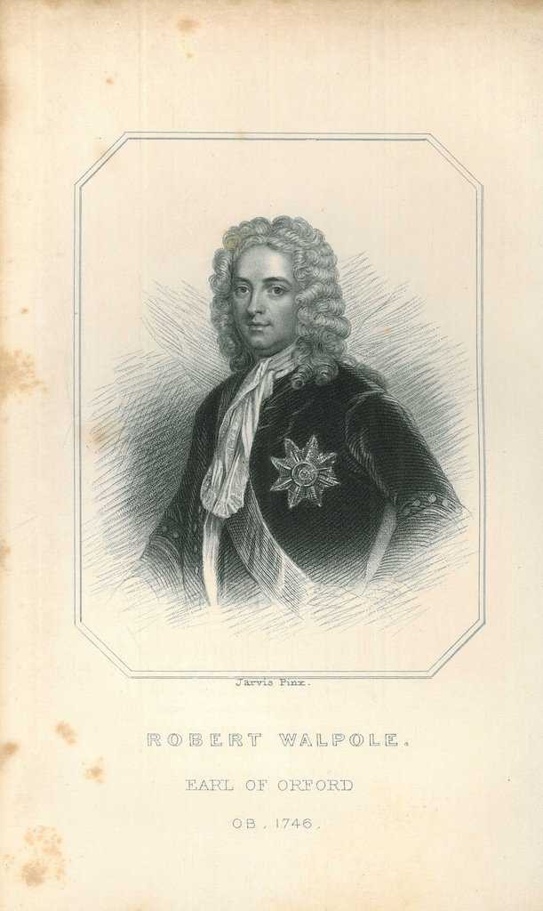 Portrait of Robert Walpole, 1st Earl of Orford