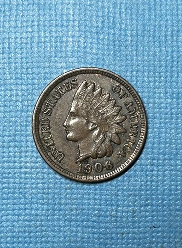 1906 Indian Head Cent Choice Extremely Fine/AU Condition Amazing Details #NY17