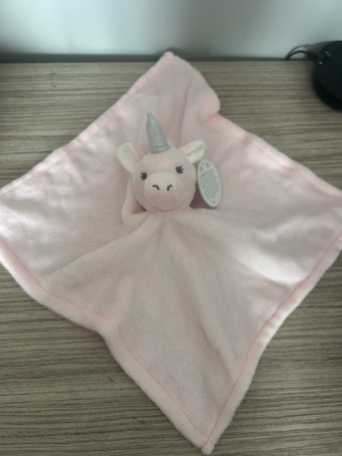 BNWT Pure Baby Comforters Pink Unicorn Blankie Blanket Soft Plush TJM