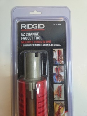 New Ridgid 56988 EZ Change Plumbing Wrench Faucet Installation and