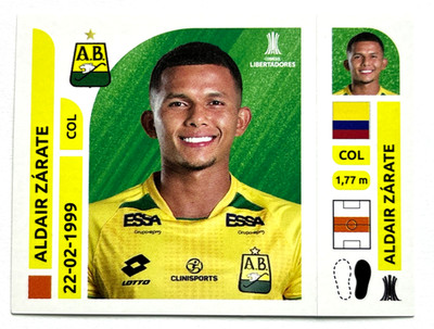 2025 CONMEBOL Copa Libertadores Panini Sticker #360 ABC.11 ALDAIR ZARATE