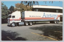 Amway's Colorful Design Fleet of Semi Tractor Trailers is Recognizable Postcard