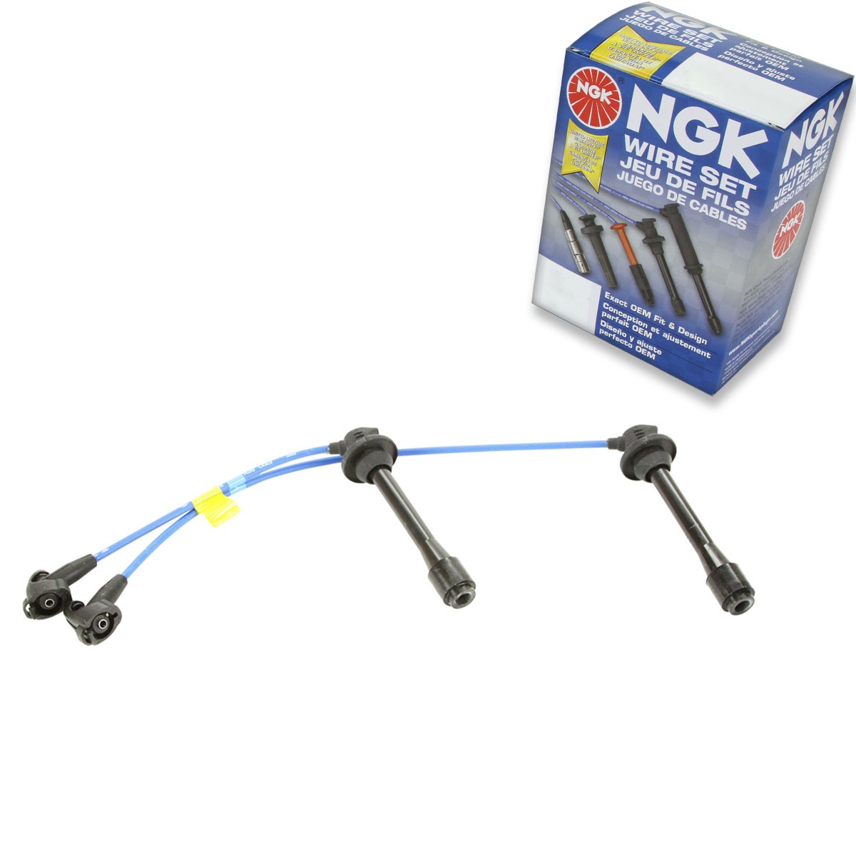 1 pc NGK Spark Plug Wire Set for 1995-1999 Toyota Paseo 1.5L L4 - Engine Kit sk