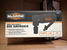 New Mcgraw Mini Air Angle Die Grinder 14 Hp 58711 New Mcgraw Mini Air Angle Die Grinder 14 Hp 58711