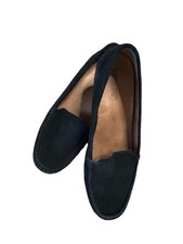 Vionic Debbie Loafers Slip On Comfort Flats Shoes Black Suede Women  s Sz 10