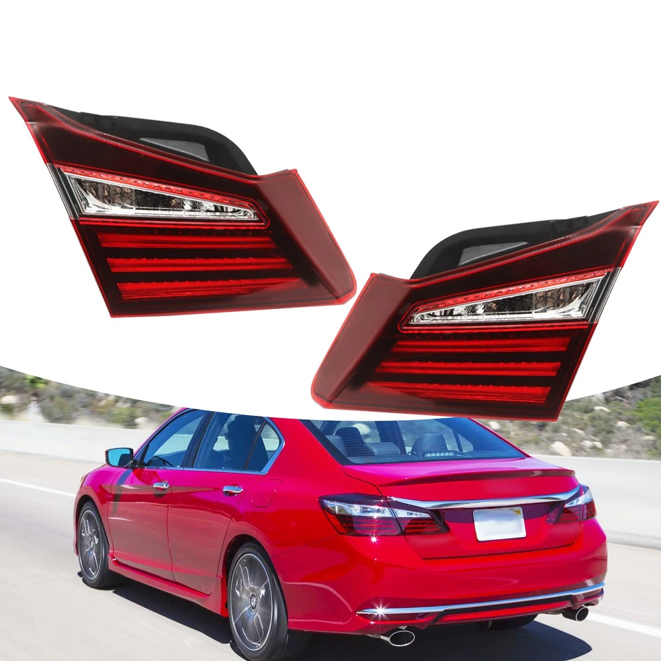 Juego de luces traseras interiores para maletero derecho e izquierdo Honda Accord 2016 2017 sedán Foto 4 de 4