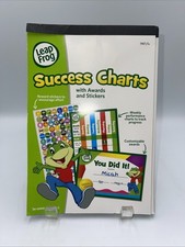 Leap Frog Success Charts with Awards  Stickers New Set Of 3 Booklets
