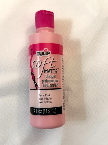 Tulip Soft Matte Fabric Paint 4 oz - Petal Pink - Never opened