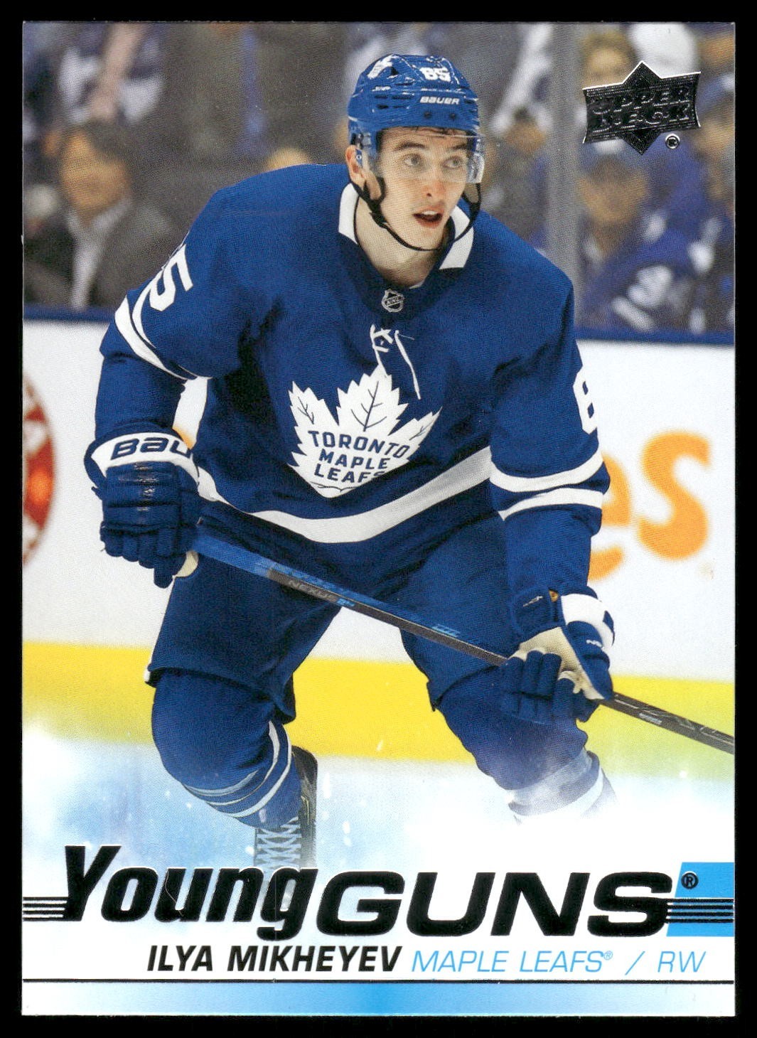 2019 Upper Deck #210 Ilya Mikheyev Young Guns Toronto Maple Leafs