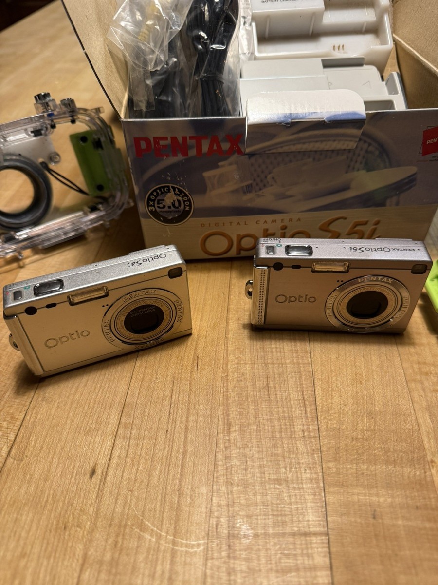 PENTAX Pentax Optio S5i 5.0MP Digital Camera - Silver for sale