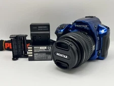 [N.Mint] PENTAX K-30 Digital  Camera Blue 18-55mm f3.5-5.6 Lenses from japan DT1