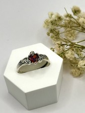 S925 Sterling Silver Ring, Gemstone Ring, Vintage Ring, Boho Jewellery