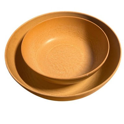 Set of 2 Vintage Ellinger Agatize Bowls 9'' & 7''