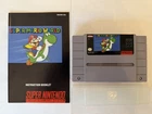 Super Mario World Super Nintendo SNES w/ Manual & Cartridge Cover EX+ Condition!