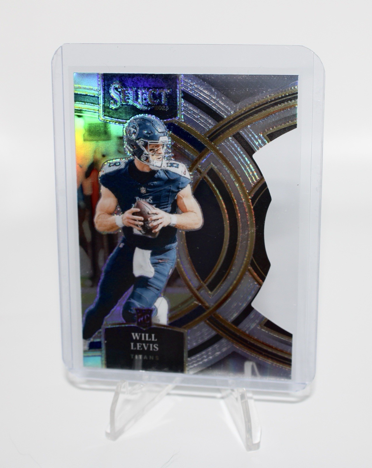 2023 Panini Select - Premier Level Will Levis #148 Silver Prizm Die-Cut (RC)