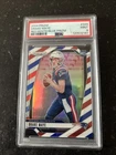 2024 Panini Prizm - Rookies Drake Maye #329 Red White & Blue Prizm (RC) PSA 9