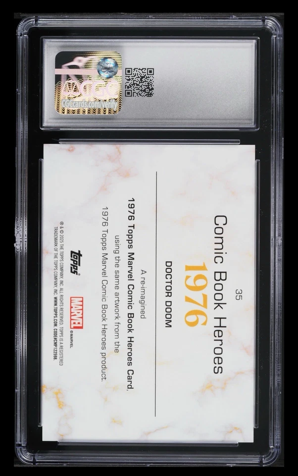 Cómic Topps Marvel Heroes 2025 50th Doctor Doom #35 CGC 10 GEMA como nuevo Foto 2 de 2