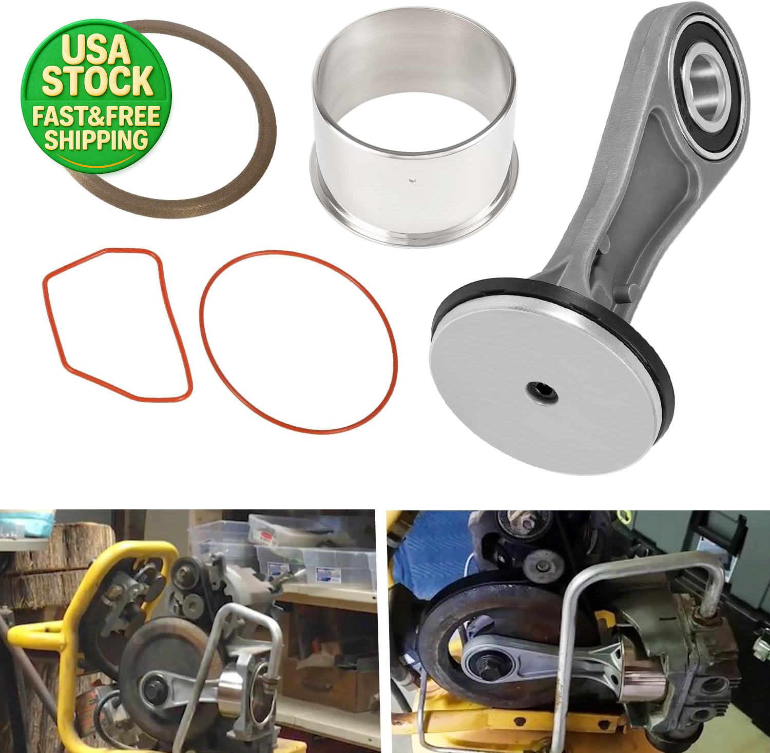 Piston Rod Cylinder Repair Kit For Dewalt D55146 Craftsman