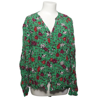 Ba&sh, Bluse, Größe: L, Grün/Mehrfarbig, Viskose, Blumen, Damen #HI3