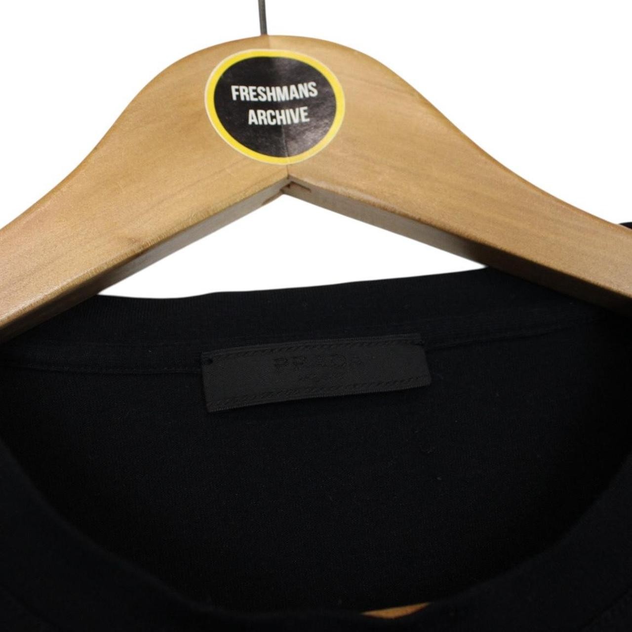 Prada Sport Black Short Sleeve Cotton Nylon Pocket T-Shirt thumbnail 5