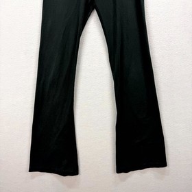 Victoria's Secret Sport Flare Yoga Pants Women Medium 28x33* Black Elastic Waist