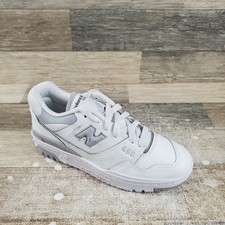New Balance 550 Womens Shoes Sz 6.5 White Leather Lace Up Low Top Sneakers