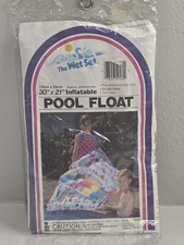 Vintage Intex Inflatable Raft The Wet Set Pool Float 30" x 21" 59160 New Stock