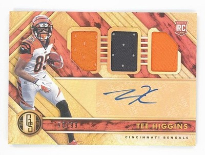 2020 Panini Gold Standard TEE HIGGINS #288   Rc Triple Patch Auto /99