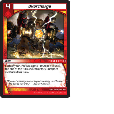 Kaijudo X3 OVERCHARGE Uncommon #29/43 (Playset) 1TVR Battle Decks 2012 TCG NM