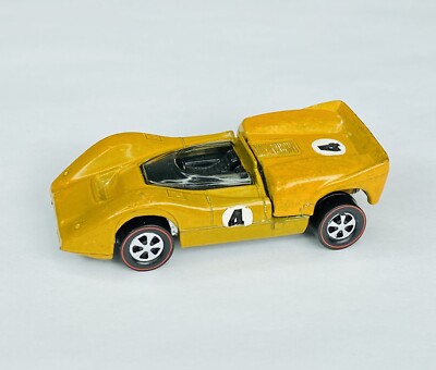 Hot Wheels Redline 1968 McLaren M6A Enamel Orange | eBay