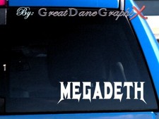 Megadeth - Vinyl Decal Sticker -Color Choice -HIGH QUALITY