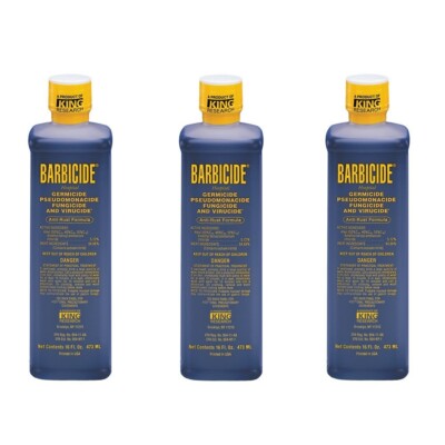 3 PK Barbicide Barber Shop Salon Tool Disinfectant Concentrated