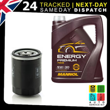 SERVICE KIT FOR ISUZU GEMINI KIA CARNIVAL SORENTO SPORTAGE 5W-30 5L OIL & FILTER