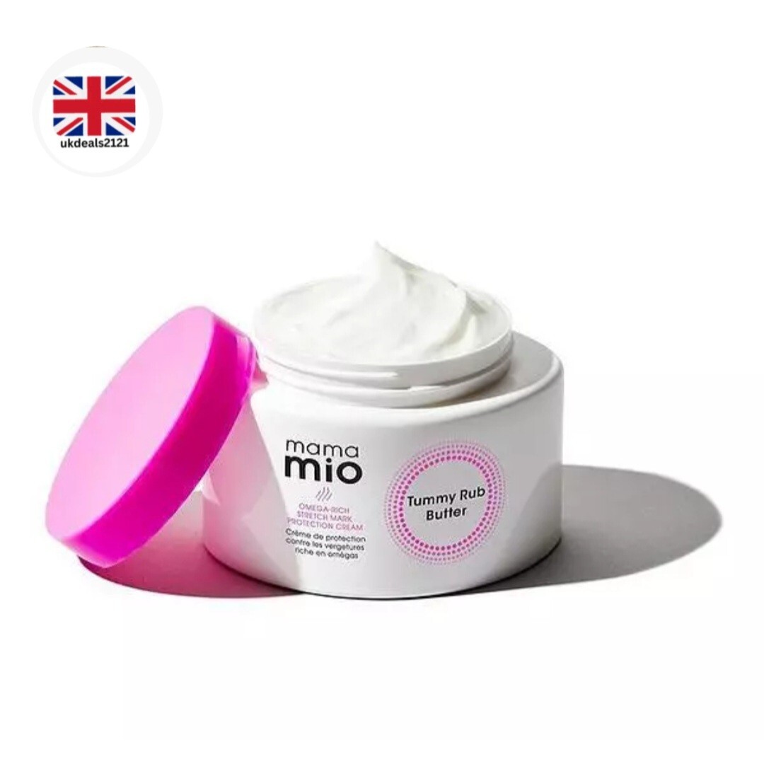 Mama Mio Tummy Rub Butter 120ml Omega Rich Stretch Mark Protection BRAND NEW
