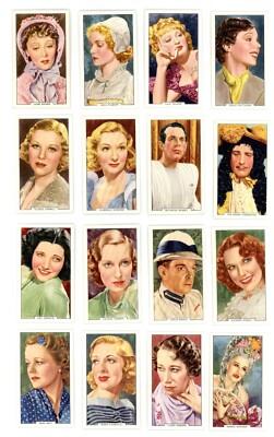 gallaher cigarette cards NANCY CARROLL 1935 Stars of Screen & Stage #8 Card A part-set of 97 (of