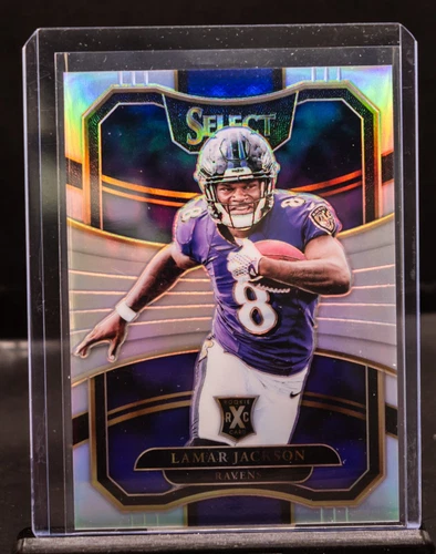 LAMAR JACKSON 2017 Panini Select 305 Silver Prizm 2018 XRC RC TW22