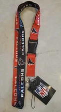 Atlanta Falcons Lanyard With Detachable Keychain Key Chain NWT