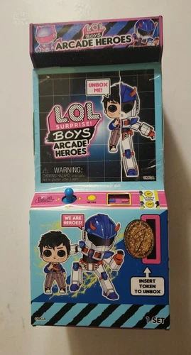 NEW LOL Surprise Boys Arcade Heroes Action Doll With 6 Piece Hero Suits