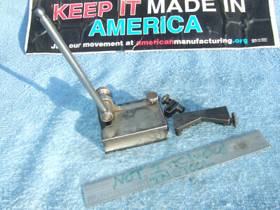 STARRETT 56B SURFACE GAGE W/CLAMP and RARE GUIDE INSPECTION TOOL GRINDER MILL