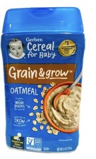 Gerber NON GMO VERIFIED Cereal Grain  Grow Oatmeal Cereal for Baby 8 oz