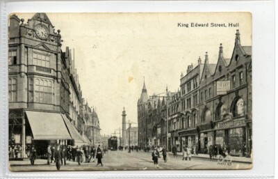 (KLj3247) Belebte King Edward Street, Rumpf um 1910
