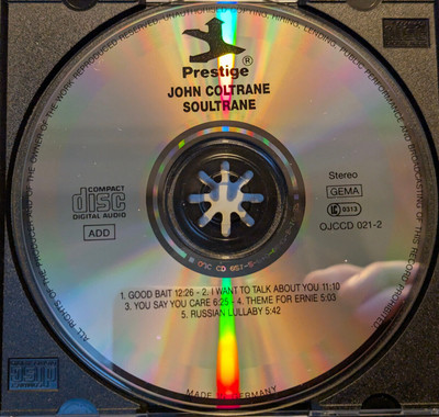 John Coltrane Soultrane Germany cd no ifpi Mikulski