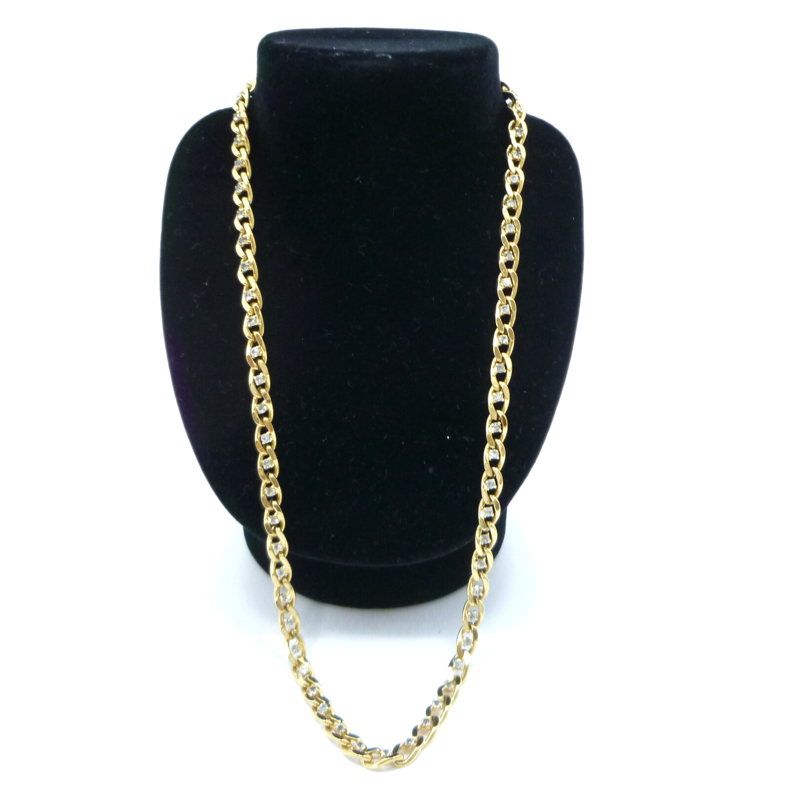 Authentic GIVENCHY GIVENCHY Rhinestone Necklace G… - image 1