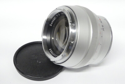 Carl Zeiss Sonnar 2/ 85 mm  Objektiv für Contarex  chrom